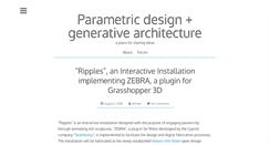 Desktop Screenshot of parametricdesign.net